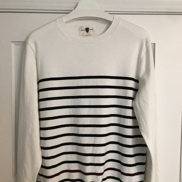 Black Brown 1826 Striped Pullover - Picture 2 of 6